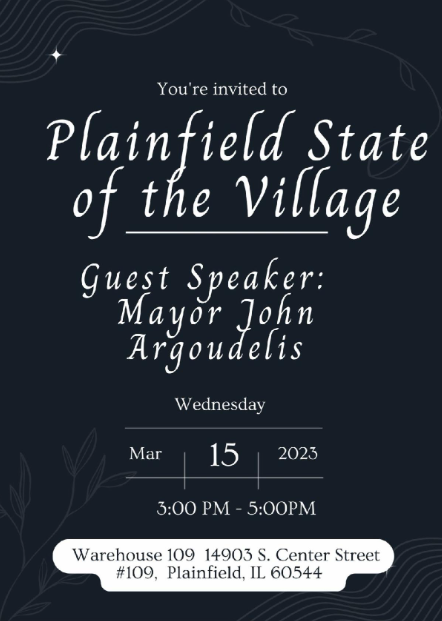State of the Village Plainfield